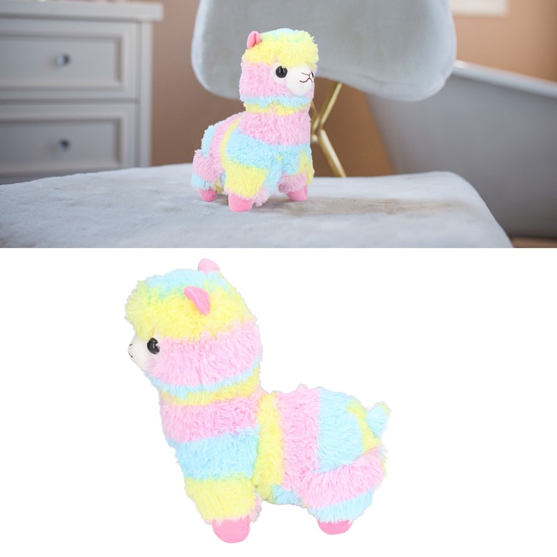Soft Stuffed Animal Lamb Toy Comfortable Touch Cute Multi Color