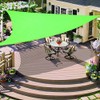 Greenbay Light Green Patio Anti-UV Shade Sail - 2x2x2m Triangle