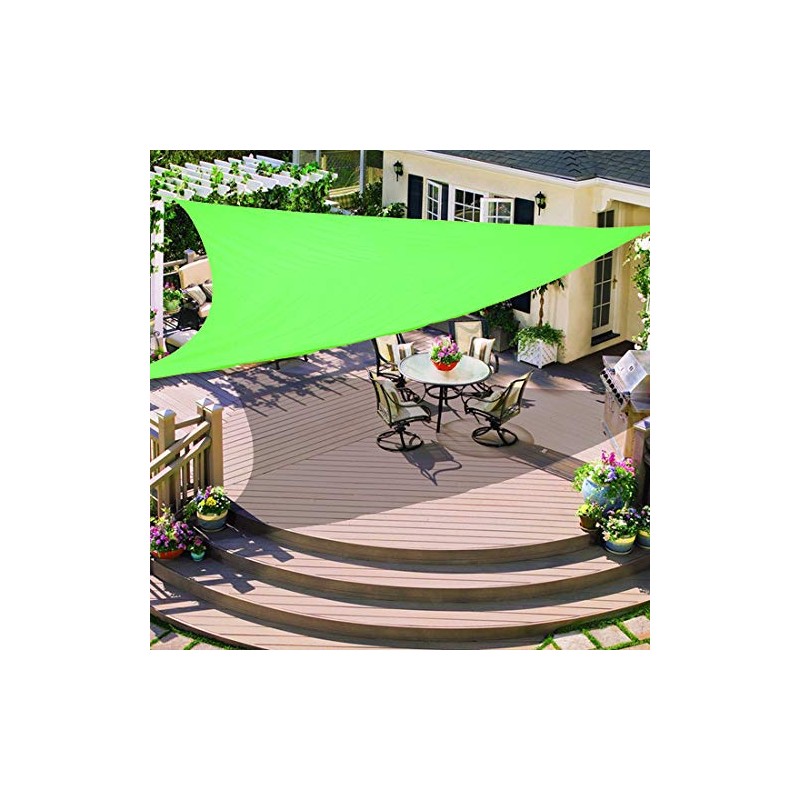 Greenbay Light Green Patio Anti-UV Shade Sail - 2x2x2m Triangle
