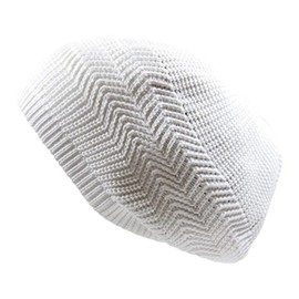 Cotton Classic Rasta Beanie Tam (White)