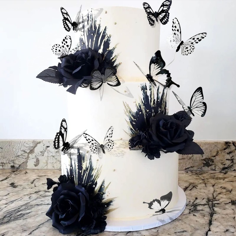 JeVenis - Decoración gótica para tarta de cumpleaños con diseño