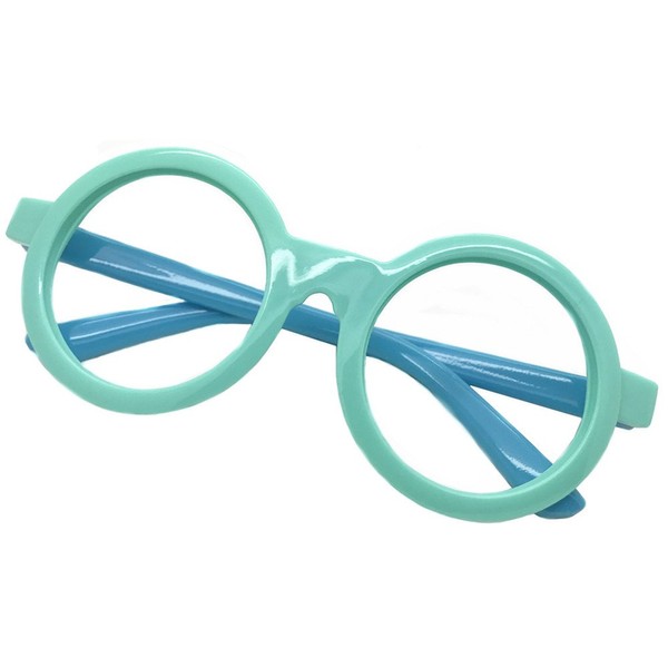 FancyG Classic Geek Nerd Style Round Shape Kids Costume Glasses