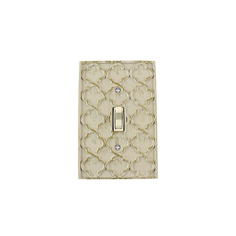 Meriville Moroccan 1 Toggle Wallplate, Single Switch Electrical Cover Plate,