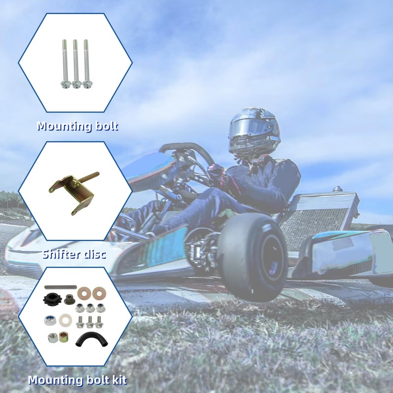 Silscvtt Go Kart Forward Reverse Gearbox 3 Shift Modes Replacement