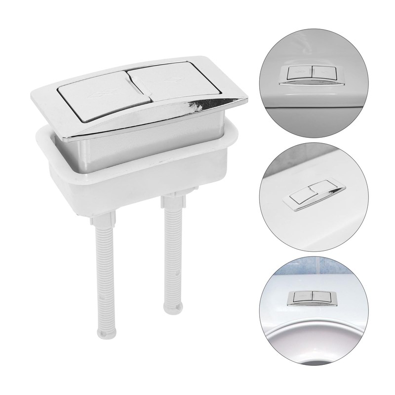 HOMSFOU Buttons Dual Flush Button Toilet Push Button Toilet Water-Saving
