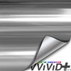 VViViD Silver Mirror Chrome Cast Vinyl Wrap Self-Adhesive Film Air-Release