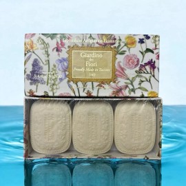 Saponificio Artigianale Fiorentino Floral Bouquet Scented Soaps 3 piece pack