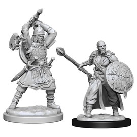 D&D Nolzur’s Marvelous Miniatures: Wave 13: Human Barbarian Male – Unpainted/Primed Dungeons and Dragons Miniature by WizKids – Compatible with DND and Other Tabletop RPG Games TTRPG