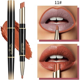 Lápiz Labial 2 en 1 LONEOURS – Mate, resistente al agua, 24h