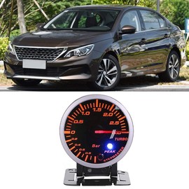 Turbo Boost Meter DC12V V 2.5 Inch 60 mm 3.0 Bar Vehicle Modification Turbo Boost Gauge Meter Pointer