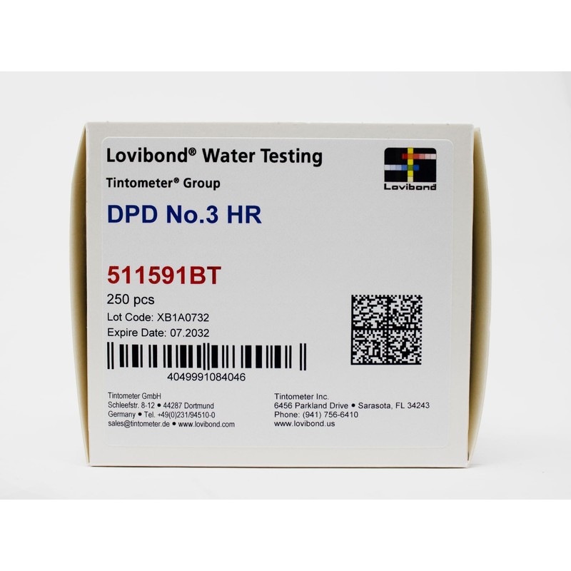 Lovibond - DPD No 3 High Range Water Testing Tablets