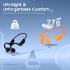 LOBKIN Bone Conduction Headphones Swimming IPX8 Waterproof Headset MP3 Mode