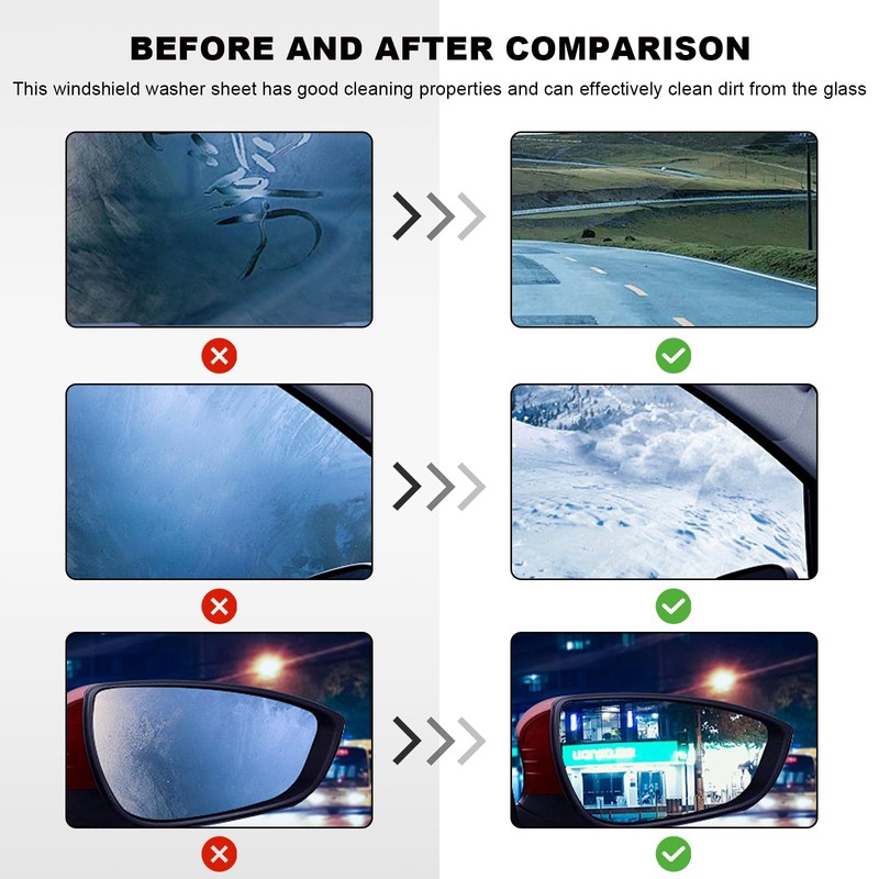 NYTKL 100 PCS Car Windshield Washer Tablets, Windshield Wiper Fluid