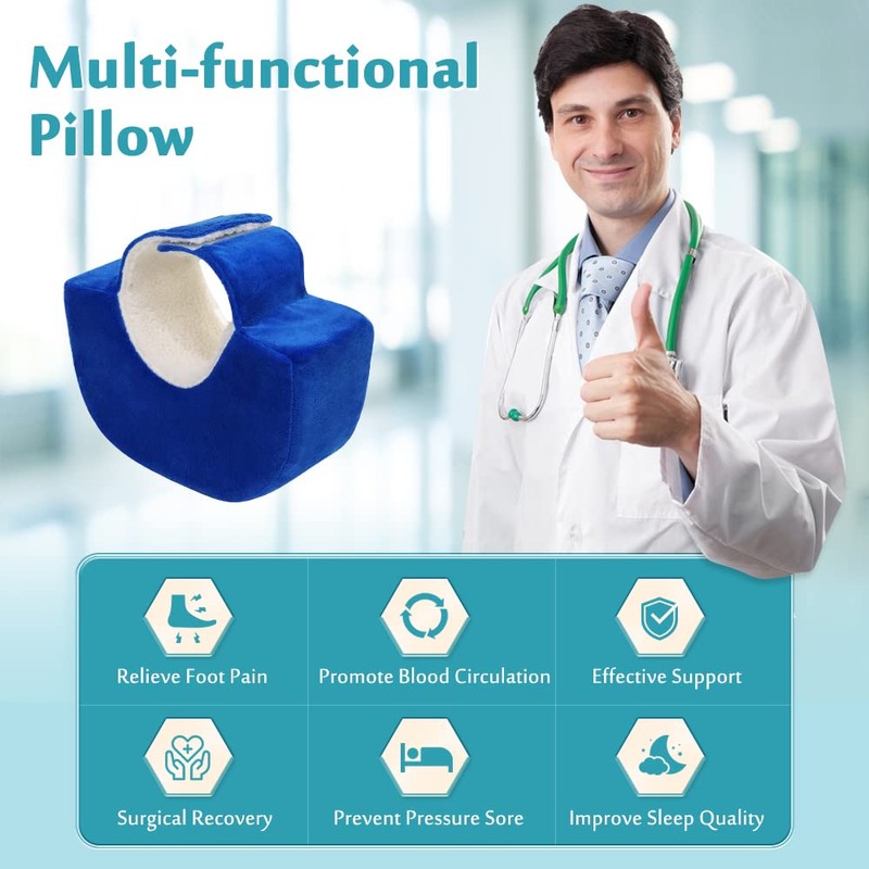 Foot Elevation Pillow Post Surgery Ankle Heel Protector for Pressure
