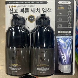 Jaysup Cover-up Gray Hair Dye Dark Brown 225ml x 2 - Traders / 제이숲 커버업 새치염색 다크브라운 225ml x 2 - 트레이더스