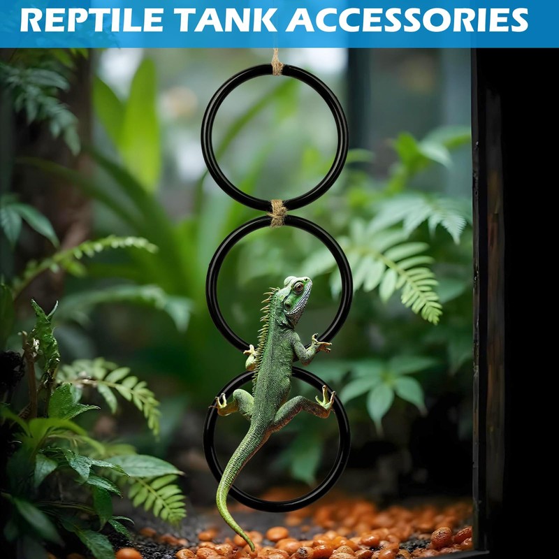 Adkoat Snake Climbing Rings for Ball Python - Enrichment Toys