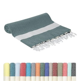 Flora Furora Sauna Towel, Sauna Towel for Men and Women, Hammam Towel, Large, 100 x 200 cm, XXL: Long, Space-Saving, Lightweight, Sauna Towel, Wellness Spa Towel (Dark Green, 200 x 200 cm)