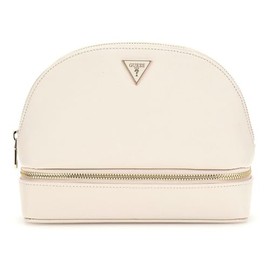 GUESS Dome Cosmetic Pouch L Cream, cream