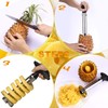 Rngeo 2 Pack Stainless Steel Pineapple Corer Cutter Slicer Peeler
