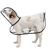 Harikaji Pet Raincoat,Small Dog Waterproof Puppy Raincoat Coat Transparent Pet