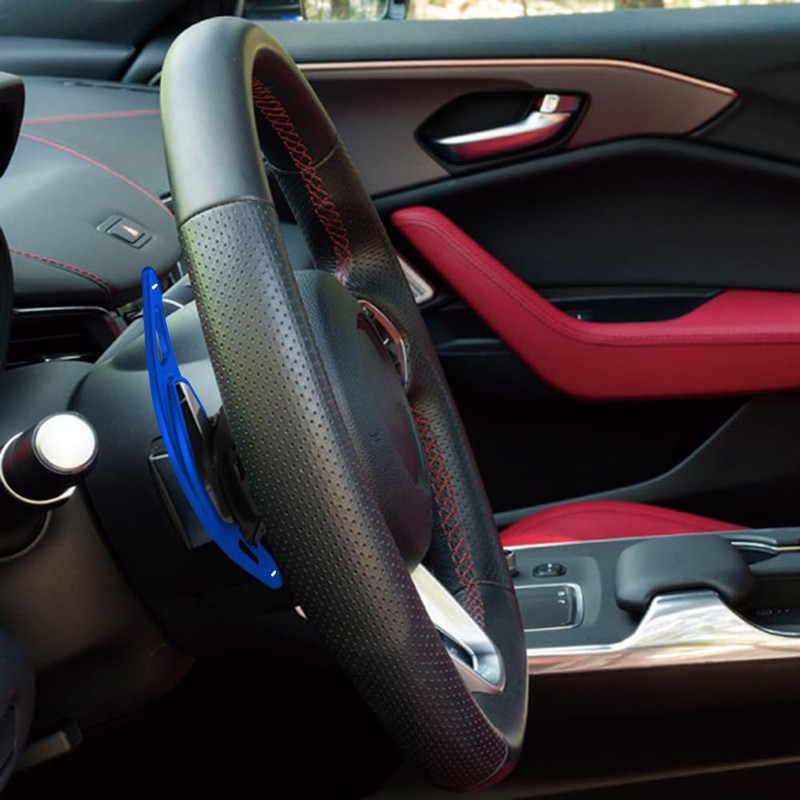 Aluminum Steering Wheel Shift Paddle Extensions for Acura MDX/RDX/TLX (2021-2024)