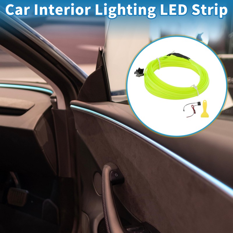 A ABSOPRO 2m EL Wire Cable LED Glow String Light