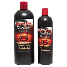Evans Brazilian Keratin Hair Straightening Treatment Strong Formula Flat Iron System 32 oz, Clarifying Shampoo 16 oz