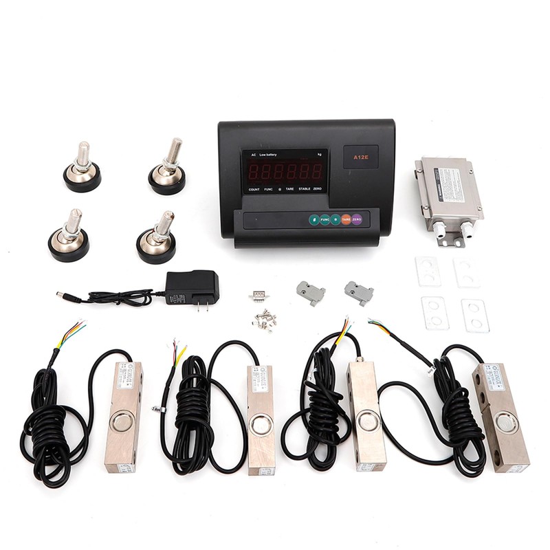 LIYUANJUN Livestock Scale Kit, 5000LBS High Precision Indicator Floor Scale