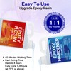 JANCHUN Crystal Clear Epoxy Resin Kit 72oz, Bubble-Free, Anti-Yellowing, Self