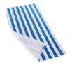 Exclusivo Mezcla 100% Cotton 4-Pack Cabana Striped Beach Towel Set,