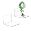 Sezanrpt 4 Inches Clear Small Wall Shelves, 4mm Thickness Acrylic
