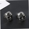 SAFIGLE Retro Gothic Skull Ring for Men Creative Titanium Steel