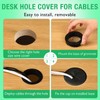 EASYEAH 2 Pcs Desk Grommet 3-1/8" / 80 mm, Desk