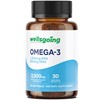 Wellsgoing Omega-3 Fish Oil Supplement, 2500 mg Omega-3 Fatty Acids