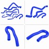 9pcs Silicone Radiator Hose Kit, Water High Temp Resistance, for