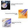 5PCS Plastic Whisk Set, Mini Hair Coloring Cream Hand Whisk,