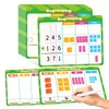 Laffunz 12 PCS Place Value Chart Dry Erase Flash Cards,