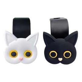 Cute Car Seat Headrest Hooks - Multipurpose Cat Car Purse Hook | Cute Auto Storage Hanger, Animal Backseat Hanger for Trucks, Buses, Van