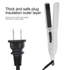 Professional Electric Hair Straightening Curling Iron DualUse Hair Straightener (White