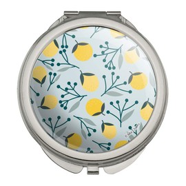 Capriccio Lemons Compact Travel Purse Handbag Makeup Mirror