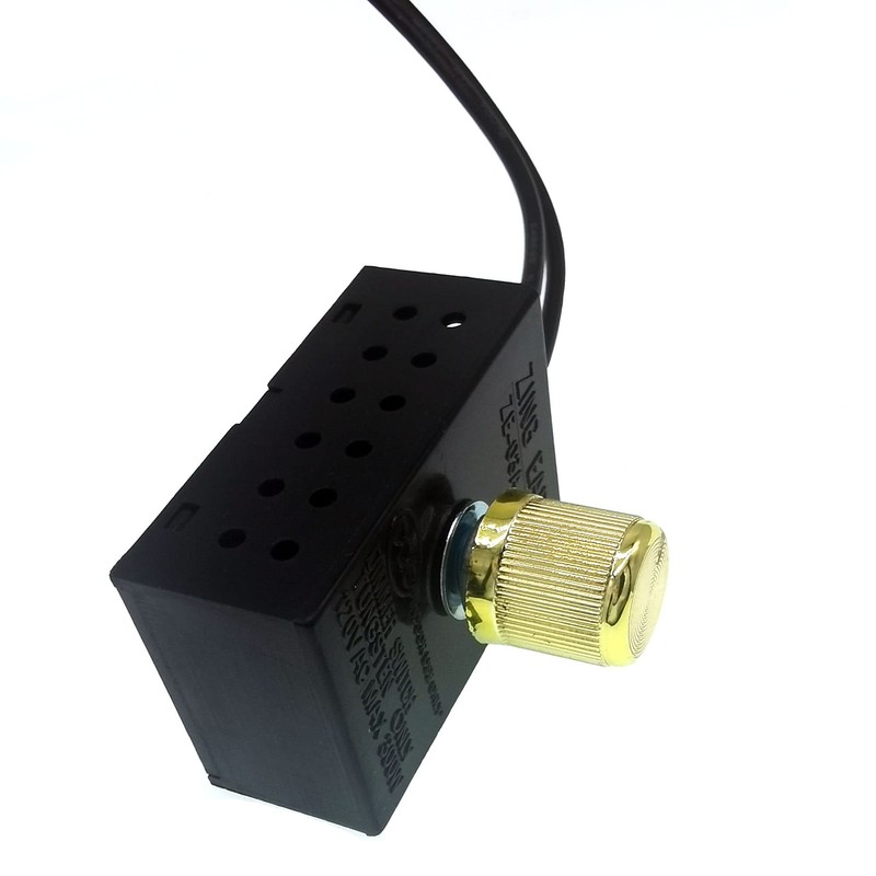 TWDRTDD Zing Ear Switch ZE-03A,Rotary Dimmer Switch with Knob,120V 300W