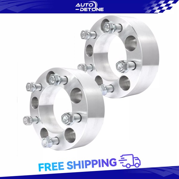 autodetone 2" 5x4.5 1/2"-2O (2) Wheel Spacers For Ford Mustang