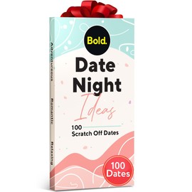 Bold. 100 Scratch Off Date Night Ideas Cards - Romantic Couple Gifts - Fun Date Ideas for Him/Her/Boyfriend/Girlfriend - Cool for Couples - Perfect Couples Birthday/Valentines Day Gift