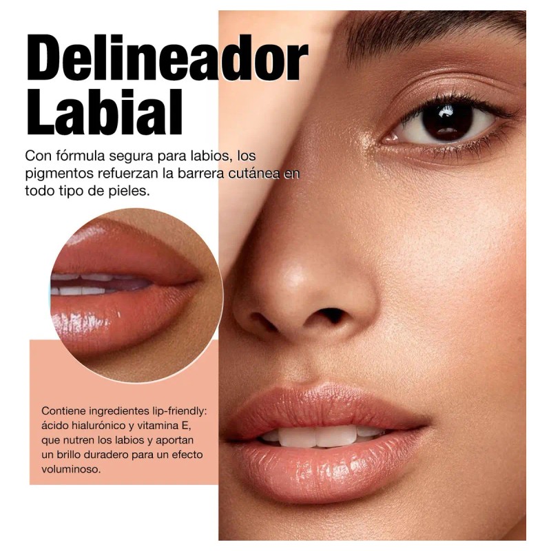 Lápiz Labial Líquido Mate Olibolla Color 07 Ángel de Larga