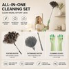 Home Cleaning Bundle - Feather Duster - Corner Brush -