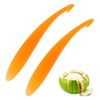 oruola 2pcs Orange Peeler Tool,Plastic Orange Peeler,Long-Handle Speed Peeler,Durable and
