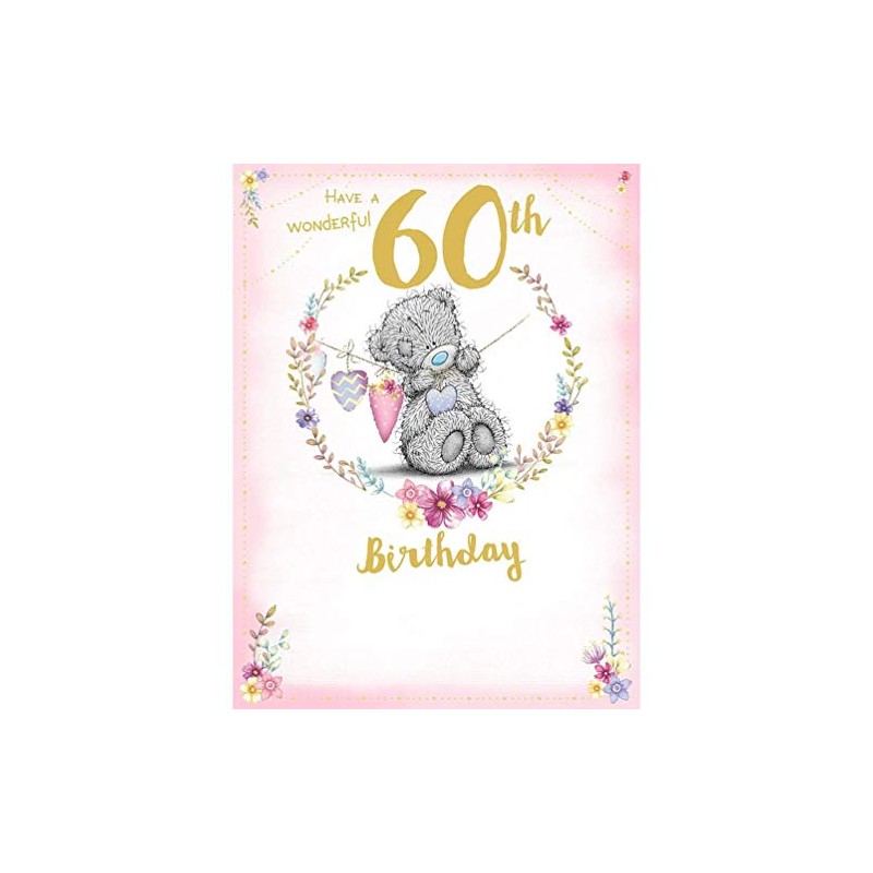 Me To You Bear Wonderful 60th Large Birthday Card