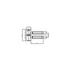 Furniture Bar Hinges Sides Tapes Drill-In Hinge Tape ø 0.43"