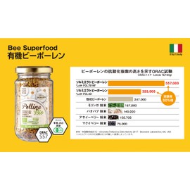 有機JAS認証 オーガニックビーポーレン(有機ミツバチ花粉)120g