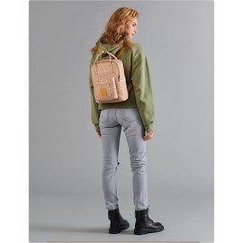 HotStyle BESTIE+ Fashion Mini Backpack for Girls & Kids, Small Diaper Bag Backpack, Cute for Travel, Hiking & Day Trip, Boho, Yellow